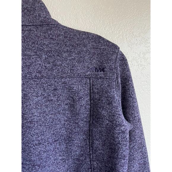 MOUNTAIN KHAKIS Fleece Sweater Jacket Womens SMALL Purple Zip Up - Picture 7 of 9